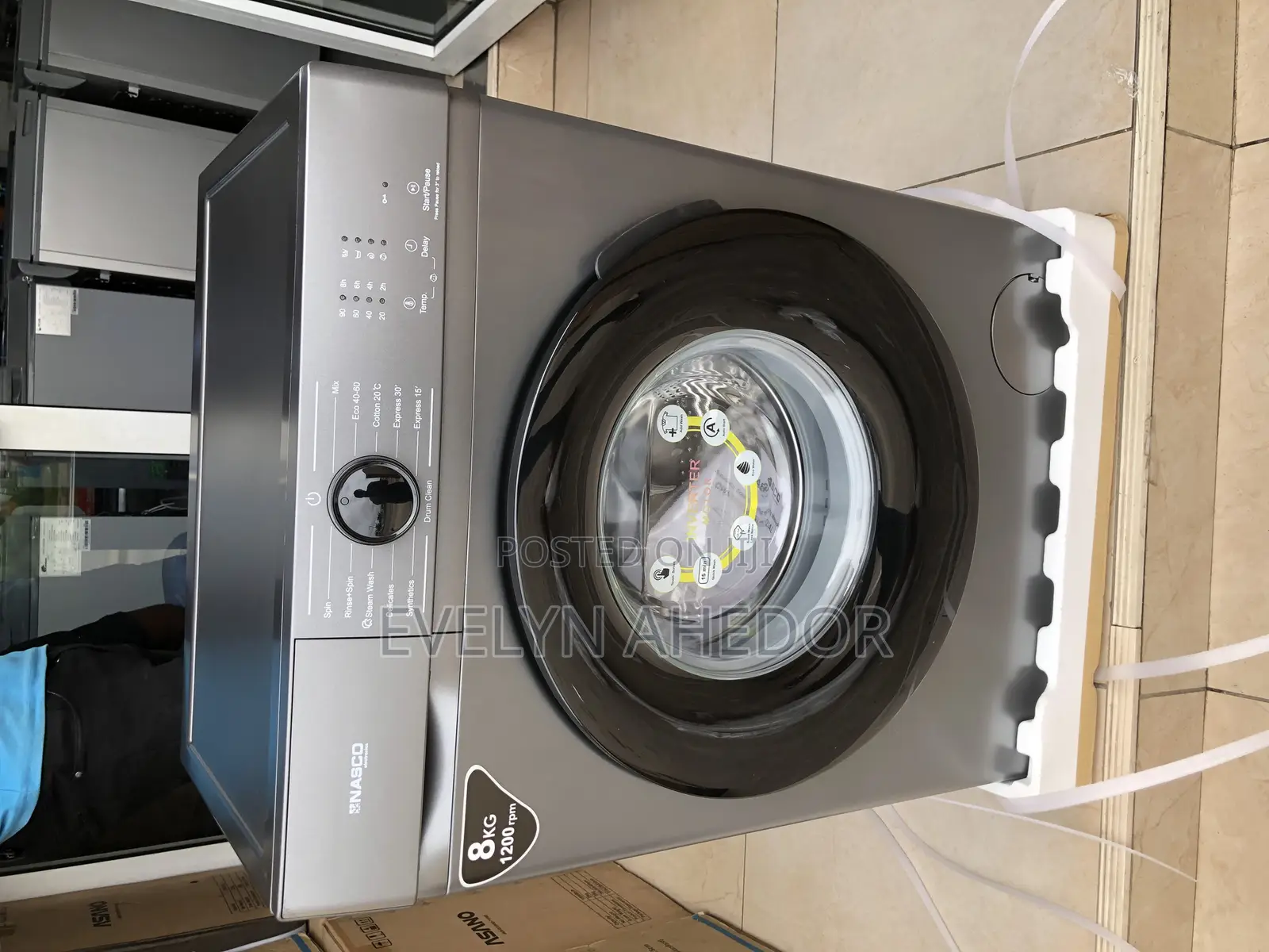 Quality Affordable Nasco Front Load Washing Machine 8kg