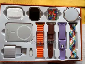 10 in 1 Smart Watch With Powerbank and Wireless Charger