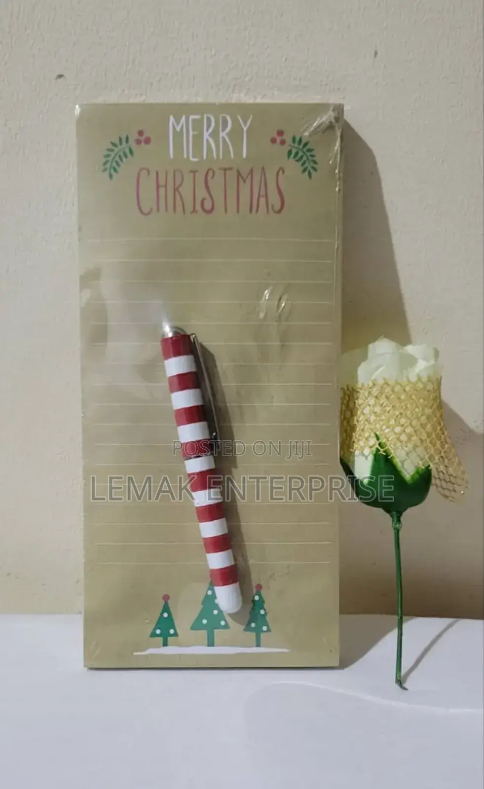 Note Pad and Pen for a Special Season