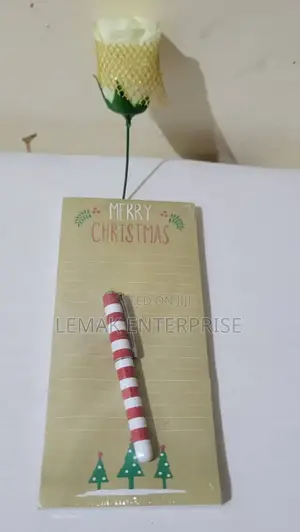 Note Pad and Pen for a Special Season