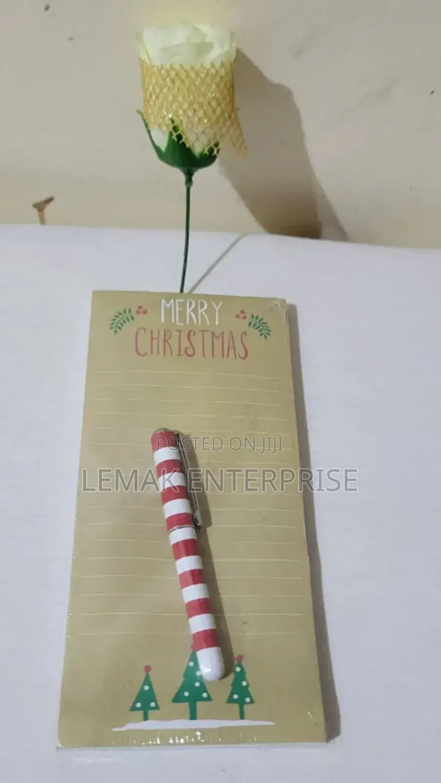 Note Pad and Pen for a Special Season