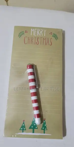 Note Pad and Pen for a Special Season