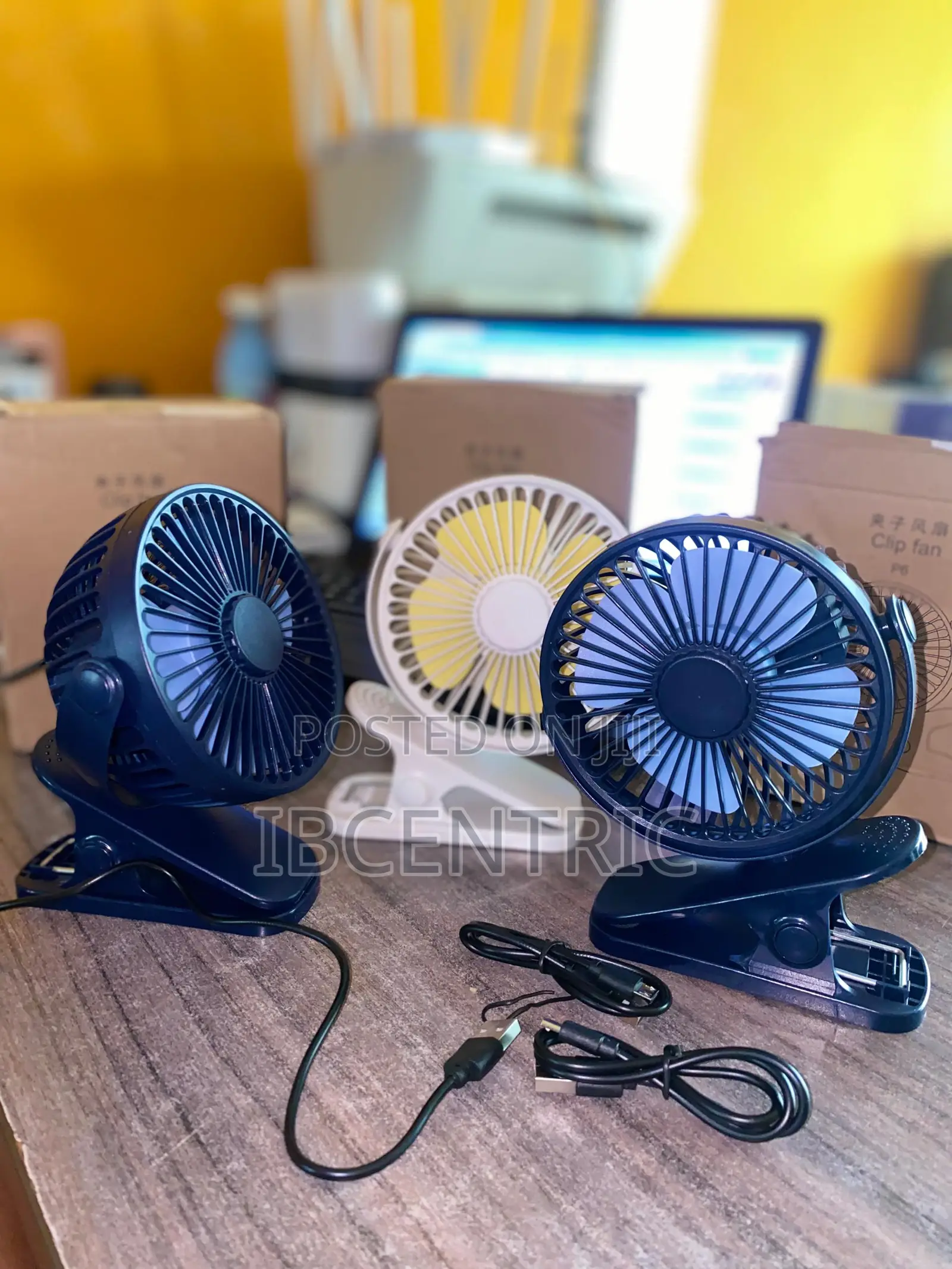 Portable Clip-on Rechargeable Fan