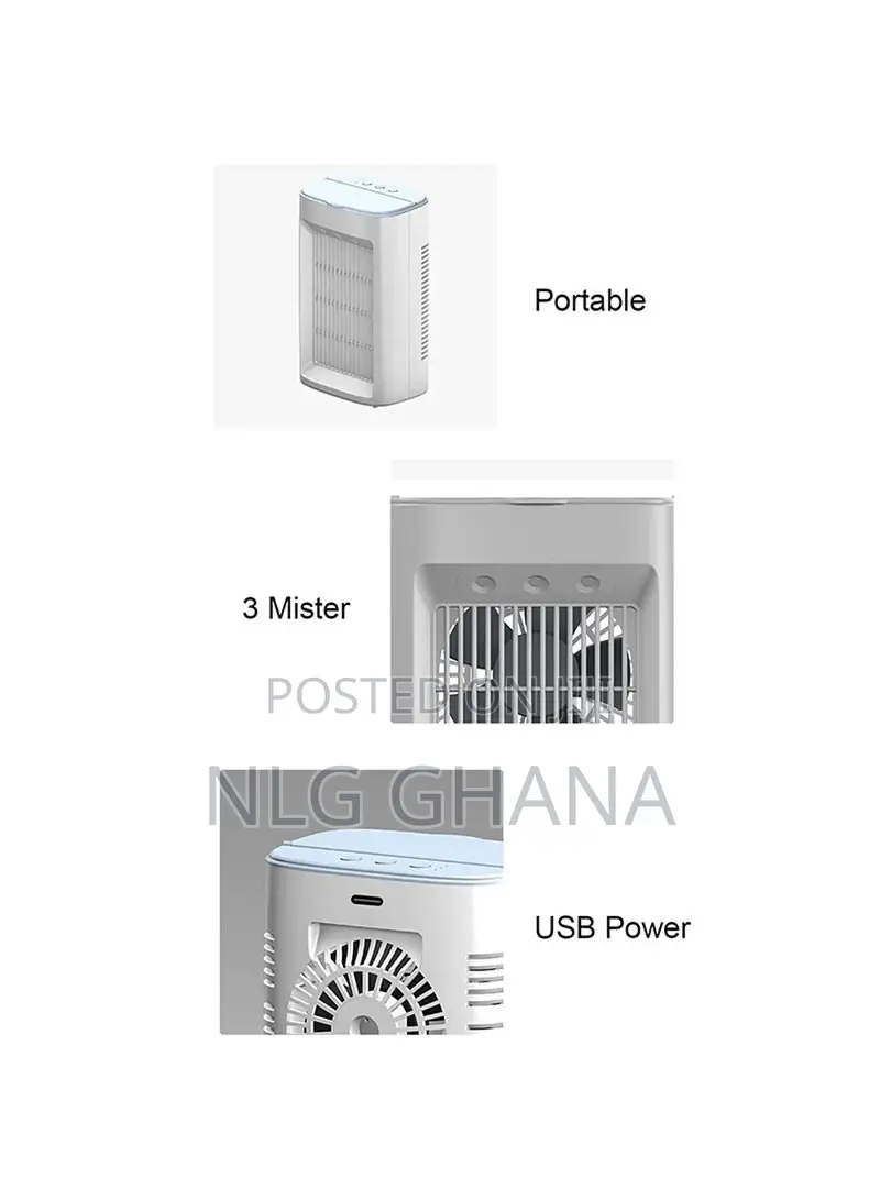 7.5W Humidifier Cooling Fan Desktop Fan Air Cooler Air Condi