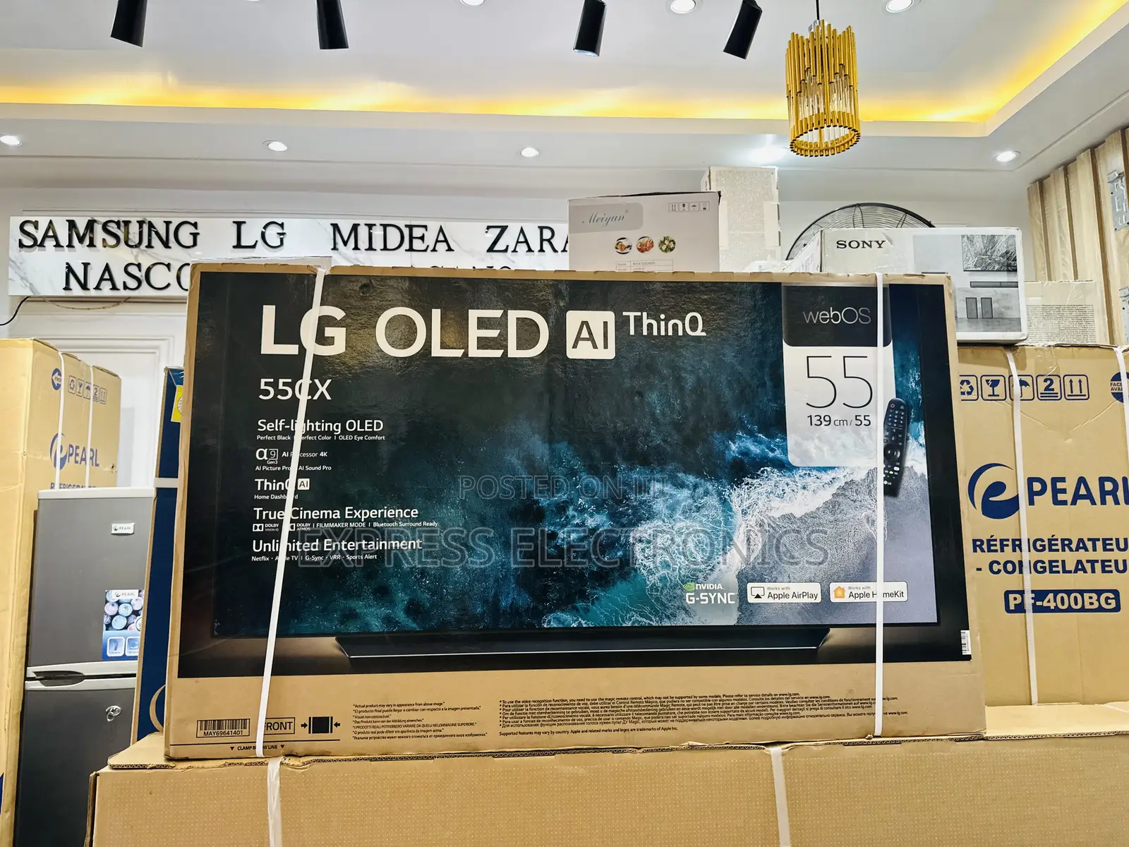 55”Cx Oled Smart LG TV