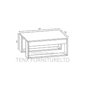 Coffee Table (Gorder - White, Walnut)