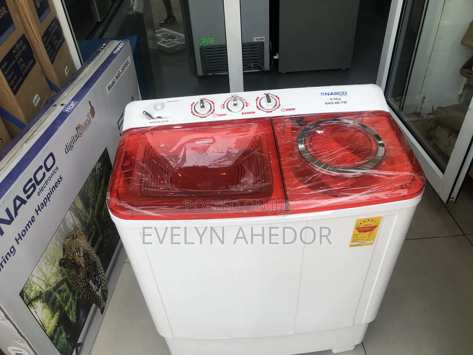 Clean Nasco Washing Machine Semi Automatic 8kg Available