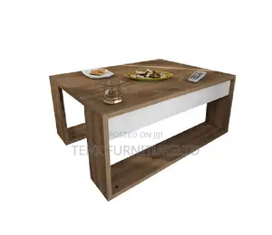 Coffee Table (Gorder - White, Walnut)