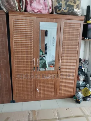 Brown Wardrobe 3 Doors