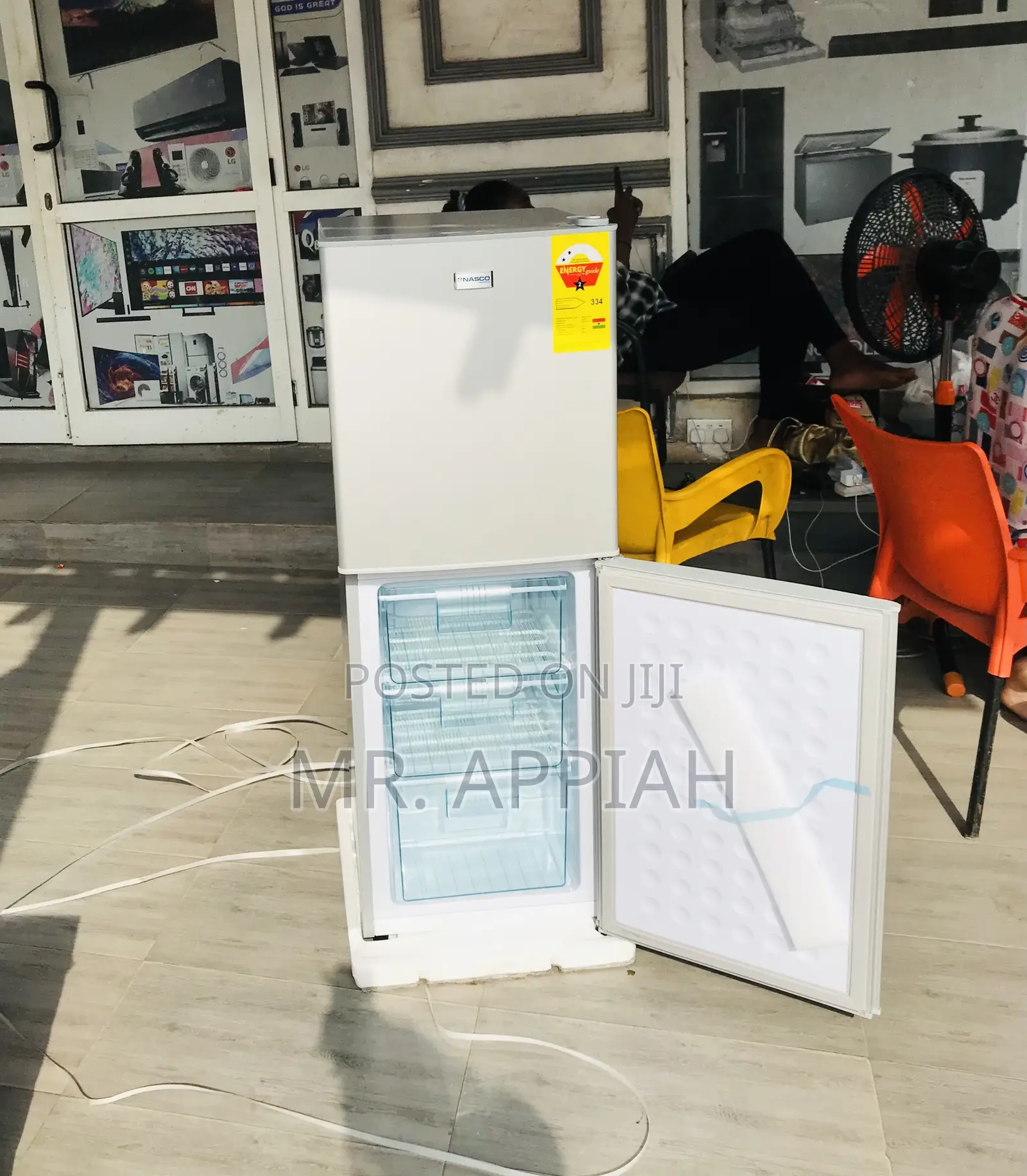 High Quality Nasco Nasd2-18fl 136ltr Double Door Fridge.