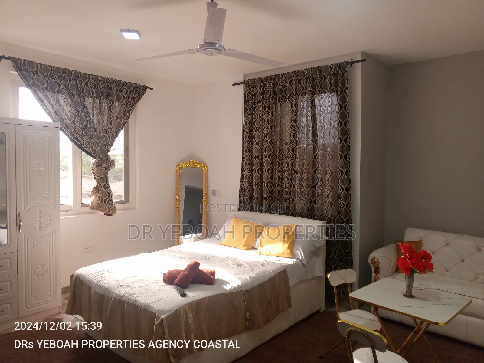 Furnished 1bdrm Apartment in Spintex:-Fully for rent