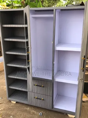 Quality 3in1 Wardrobe N Shoerack ( Payment After Delivery)