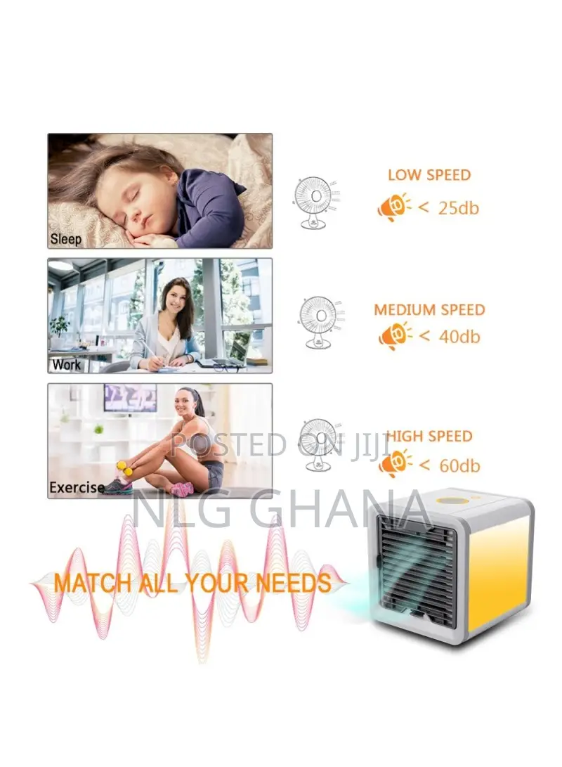 8W 375ml Portable Mini Air Conditioner Water Cooling USB Pow