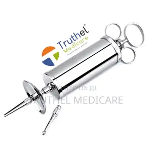 Stainless Ear Syringe - (75,100 Mls)