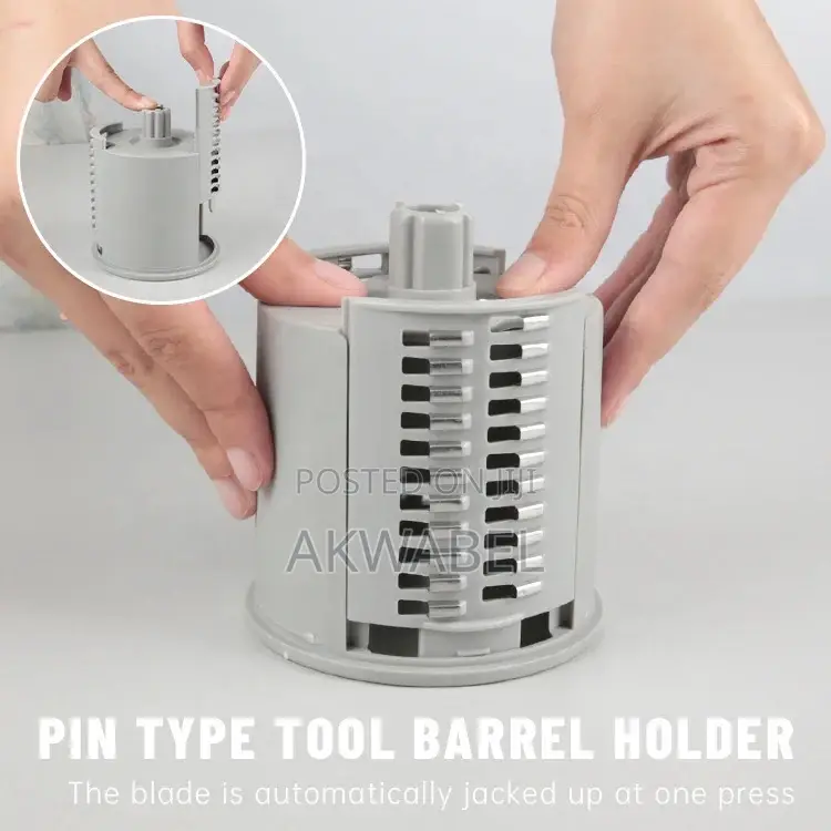 3-in-1 Kitchen Grater • Shredder • Slicer With Suction Base