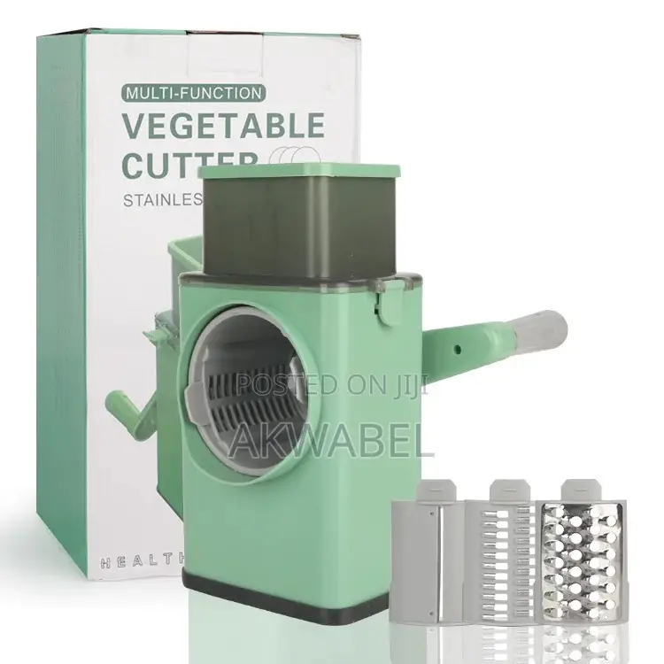3-in-1 Kitchen Grater • Shredder • Slicer With Suction Base