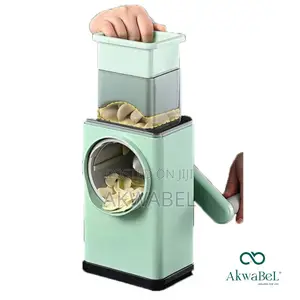 3-in-1 Kitchen Grater • Shredder • Slicer With Suction Base