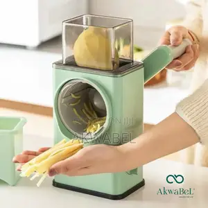 3-in-1 Kitchen Grater • Shredder • Slicer With Suction Base