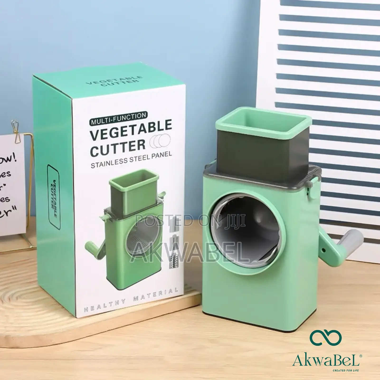 3-in-1 Kitchen Grater • Shredder • Slicer With Suction Base