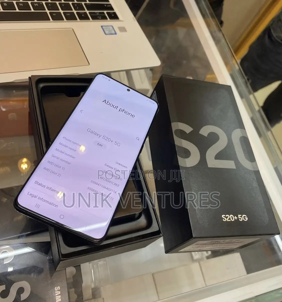 New Samsung Galaxy S20+ 5G 128 GB Black
