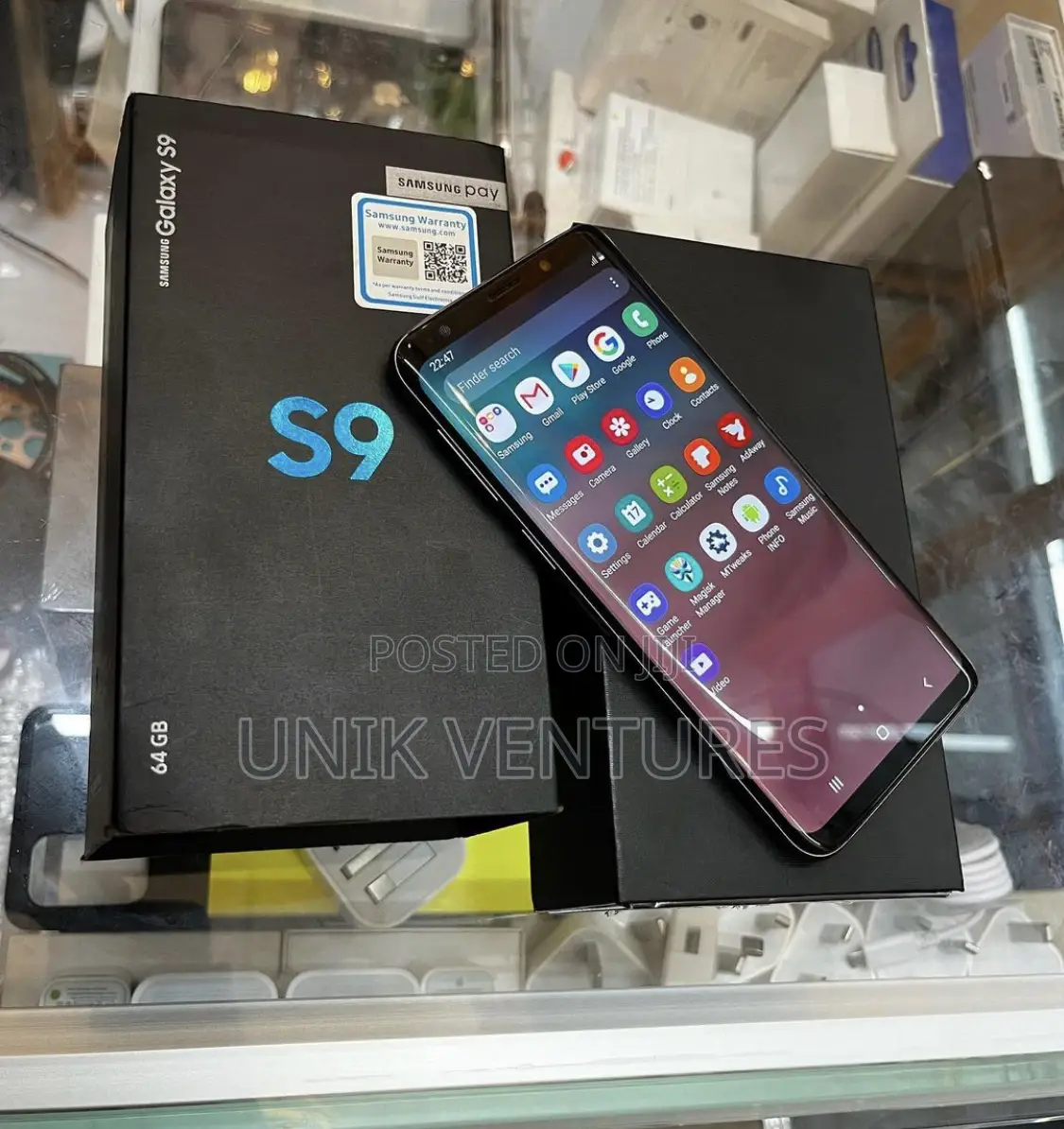 New Samsung Galaxy S9 64 GB Purple