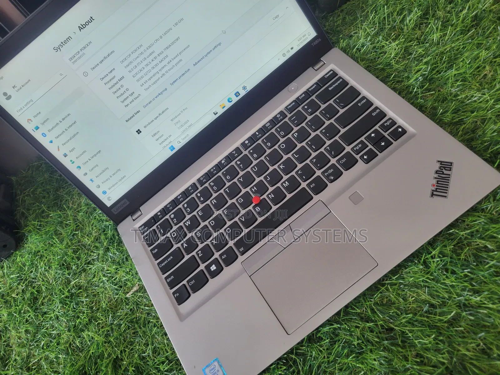 Laptop Lenovo Thinkpad T490s 16GB Intel Core i5 SSD 256GB