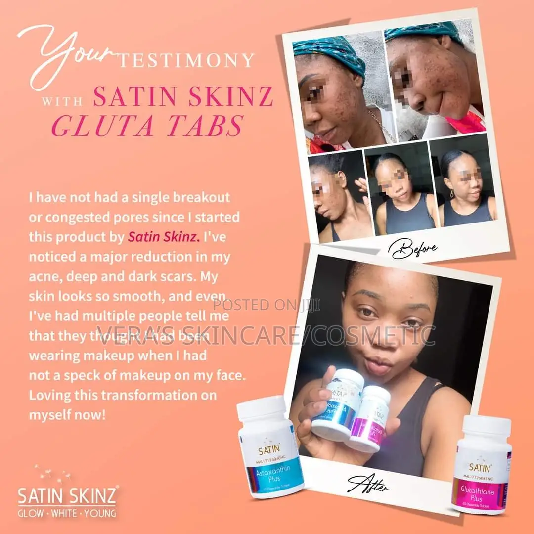 Satin Skin Glutathione And Astaxanthin