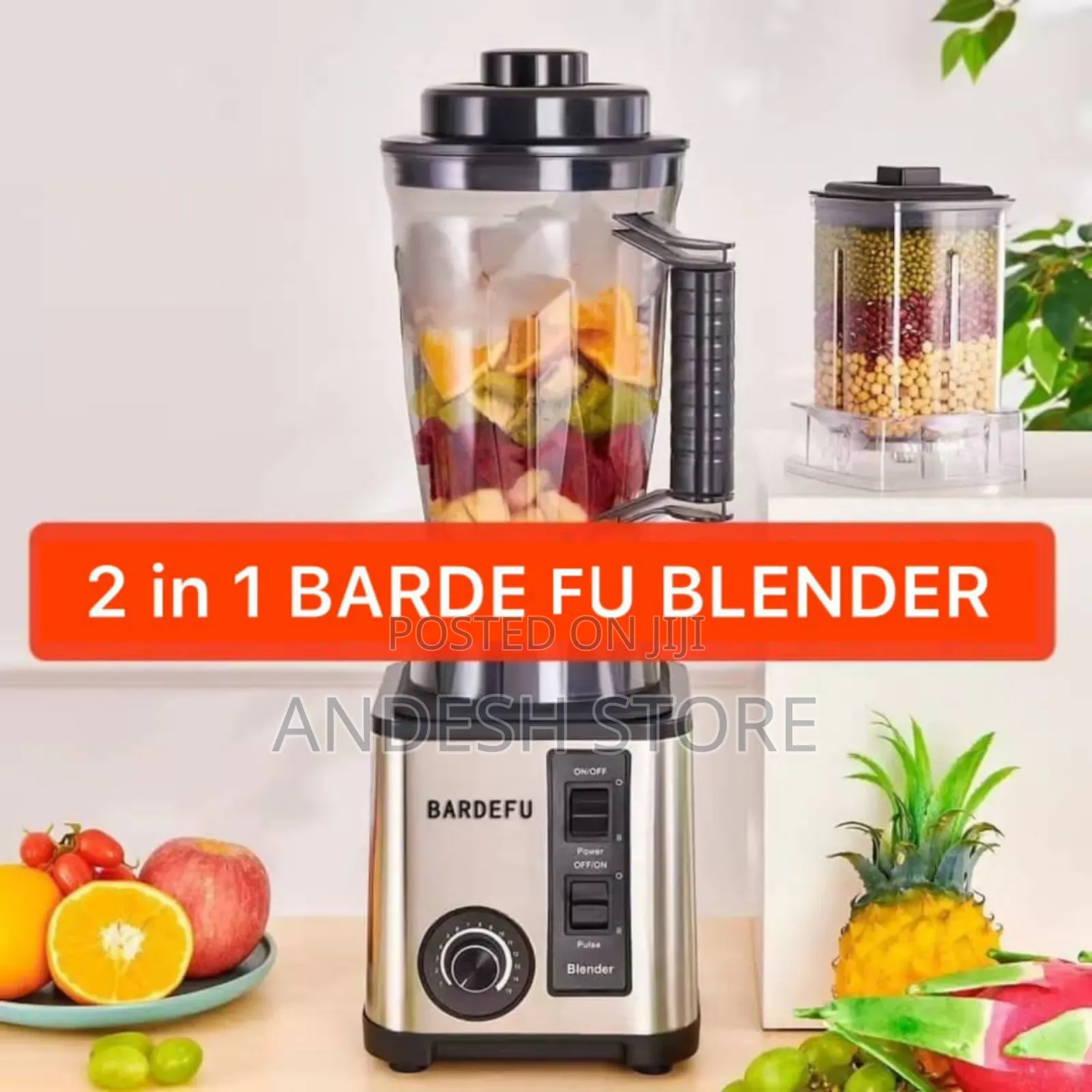 Powerful 2in1 Multipurpose Commercial 8500w Blender 7 Blade