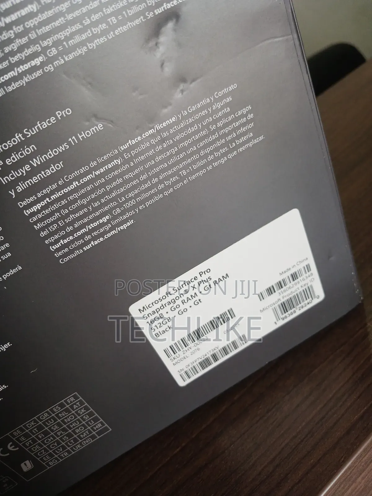 New Microsoft Surface Pro 11th Edition, a Copilot+ PC 16GB SSD 512GB
