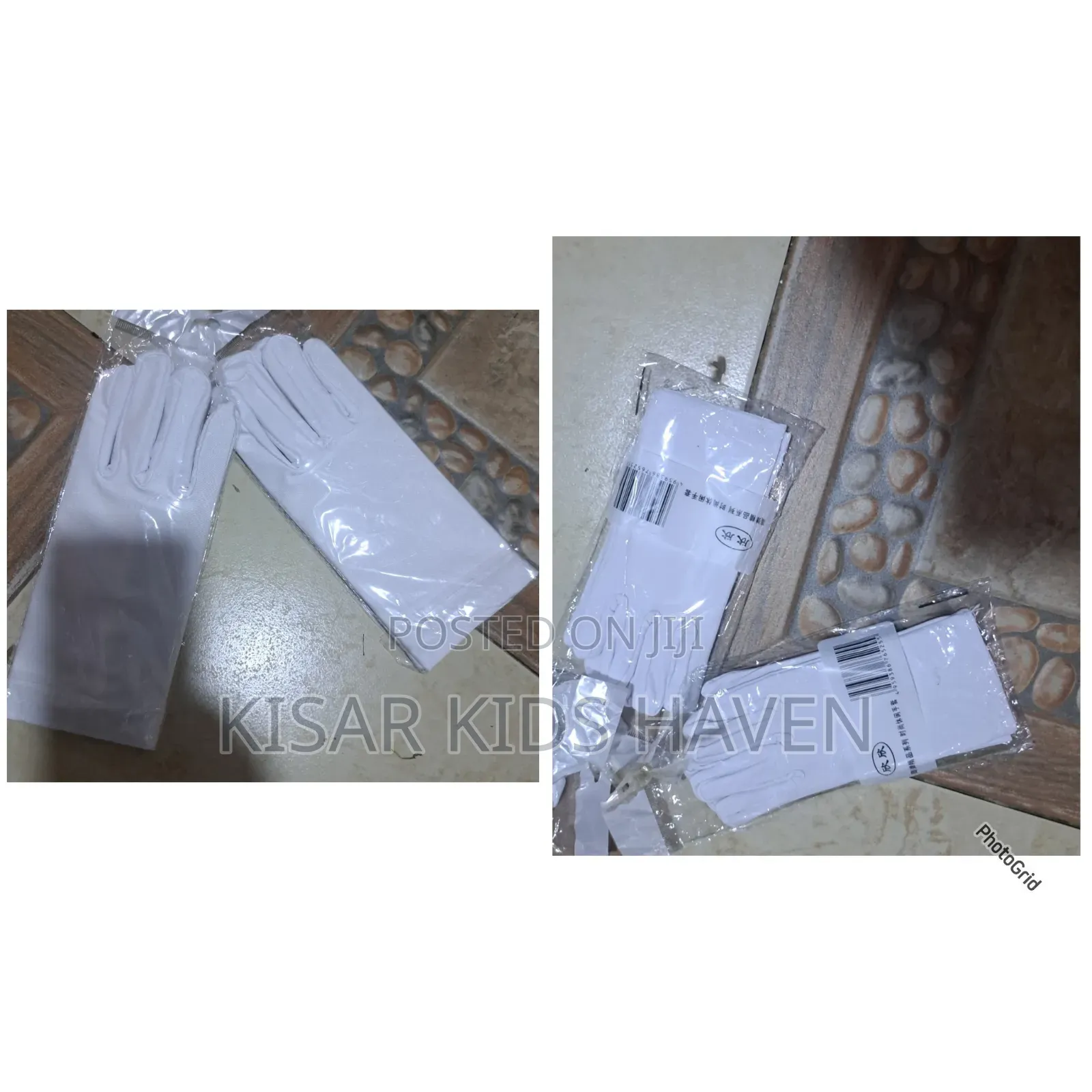 Kids Hand Gloves White 1 to 2 Years, 3 to 8 Years