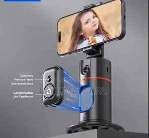 Auto Face Tracking Tripod With Remote 360 Rotation Tracking