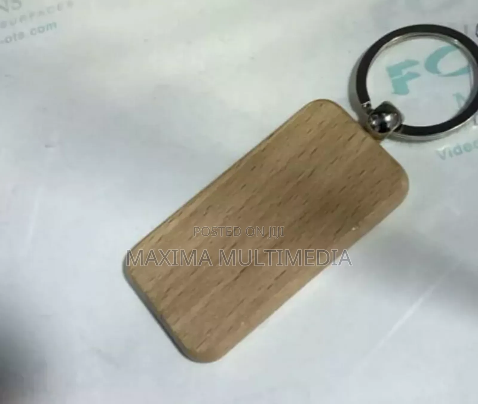 Bamboo Keyrings Holder Customised in Different Size N Shapes