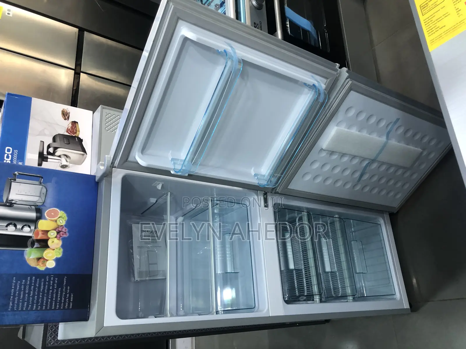 Quality Affordable Nasco Double Door Bottom Freezer 136ltrs