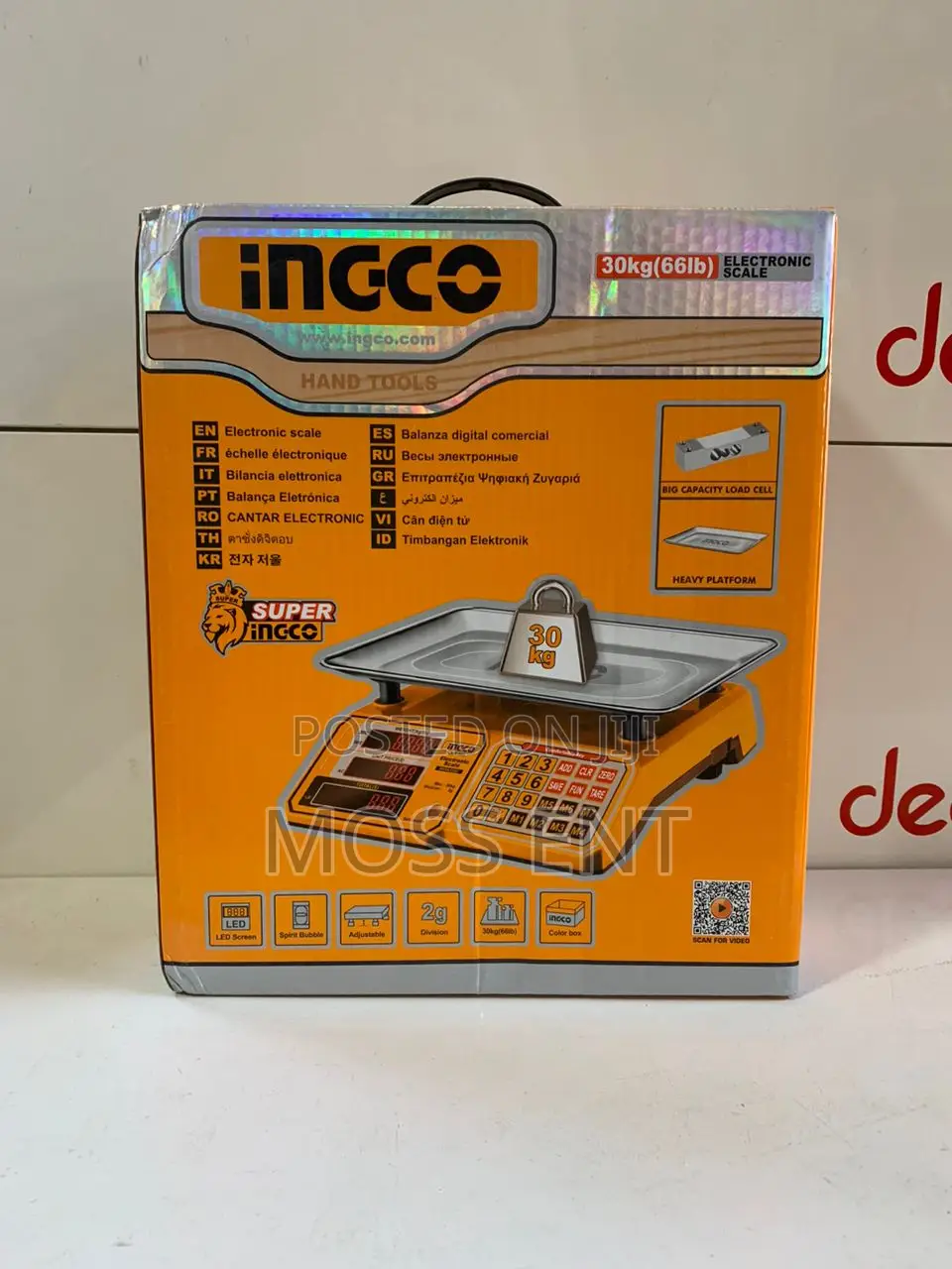 Electronic Scale 30kg - Hesa3303