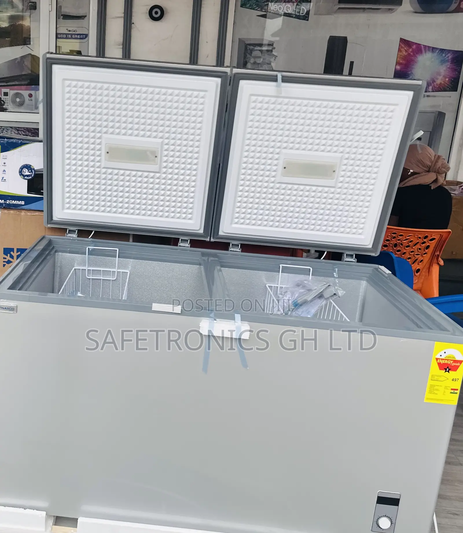 Available 425 Liters Freezer Nas-550fl Double Door