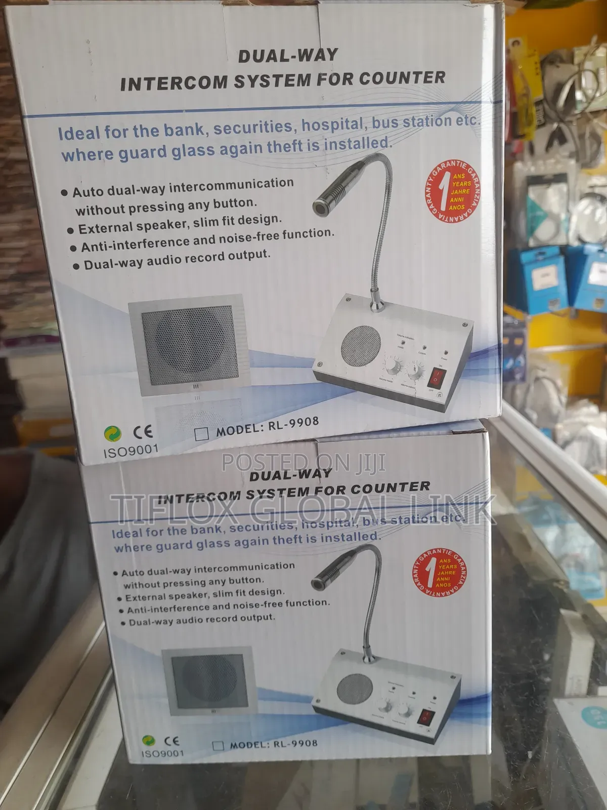 Counter Intercom (Dual Way Audio Record)
