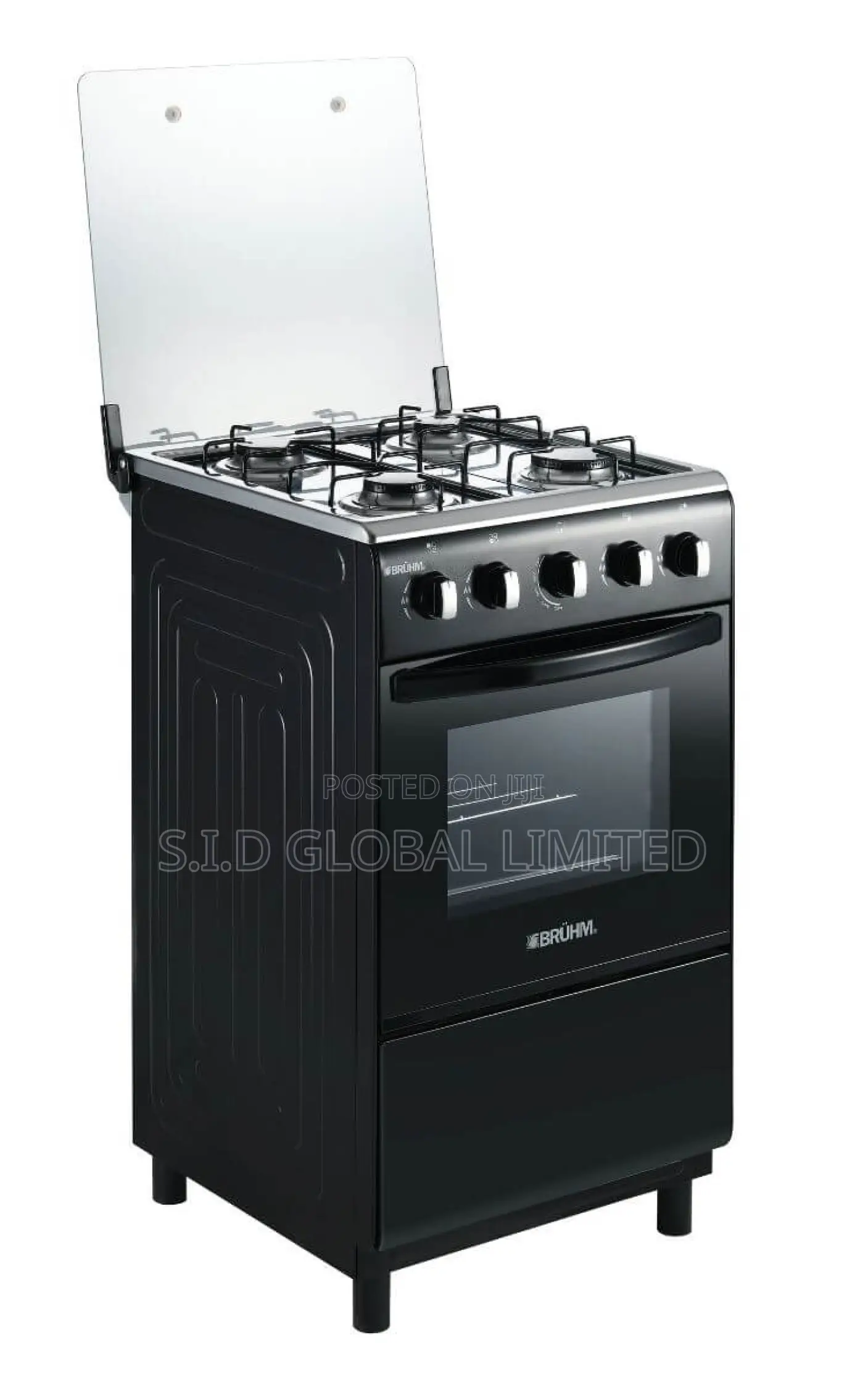 Joyfully Cooking With Bruhm 60cm X 60cm Gas Cooker
