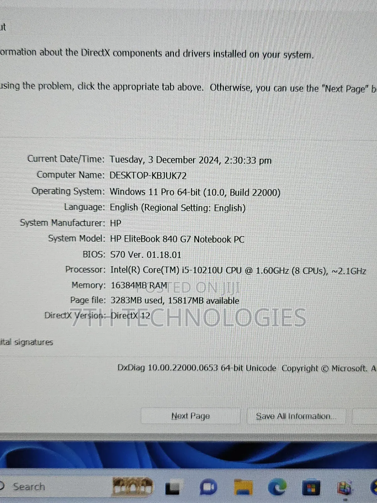 Laptop HP EliteBook 840 G7 16GB Intel Core I5 SSD 256GB