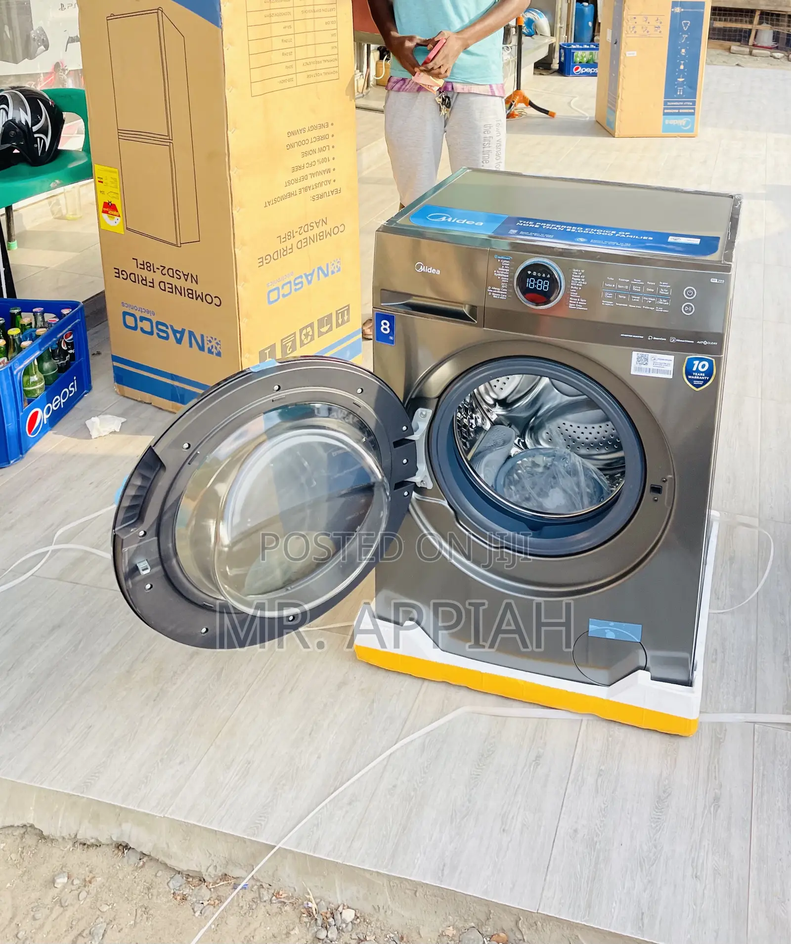 Sealed in Box Midea MF-200W80WB/T 8kg Washing Machine 