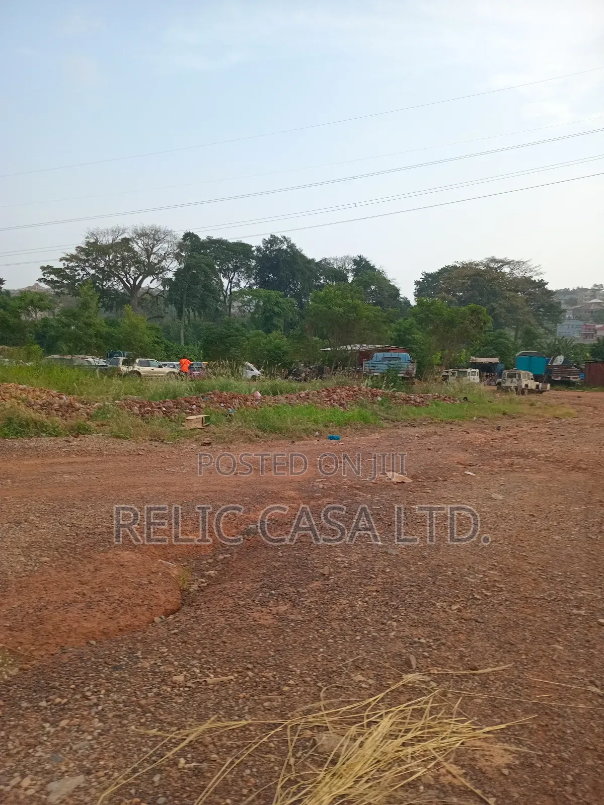 9 Acrs of Land at Pokuase Just by the Road for Sale