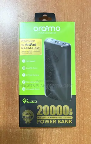 Oraimo Traveller 4 Powerbank 20,000mah - OPB-P204D
