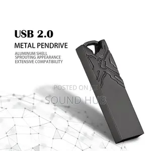128gb Metal Otg Usb Flash Drive - Black