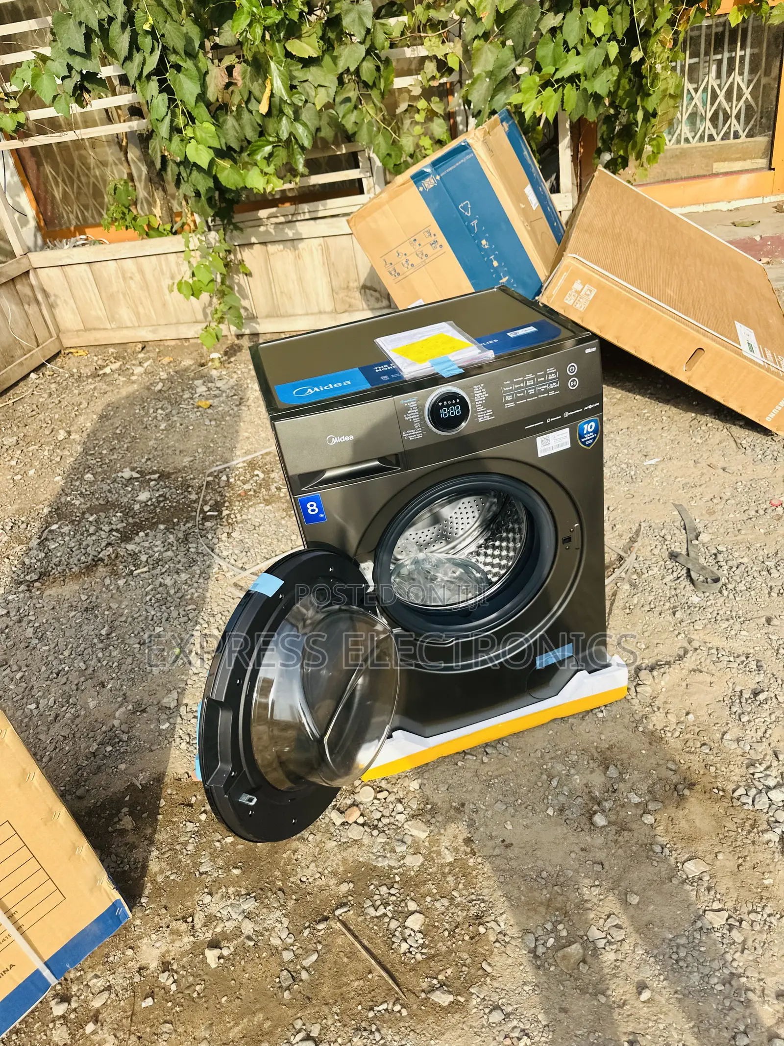 Get a New MF-200W80WB/T 8kg Front Load Midea