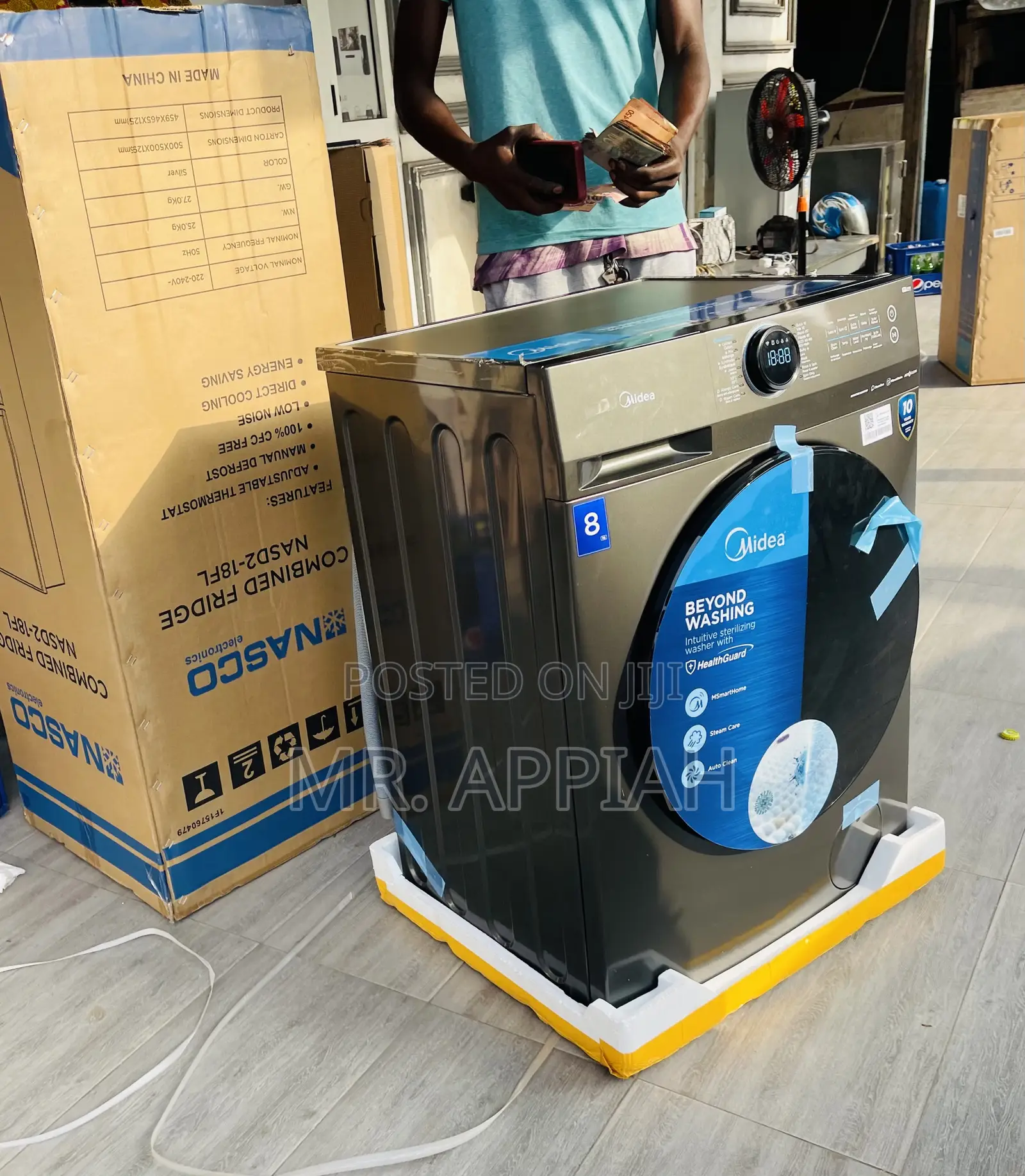 Authentic Midea MF-200W80WB/T 8kg Electric Washing Machine