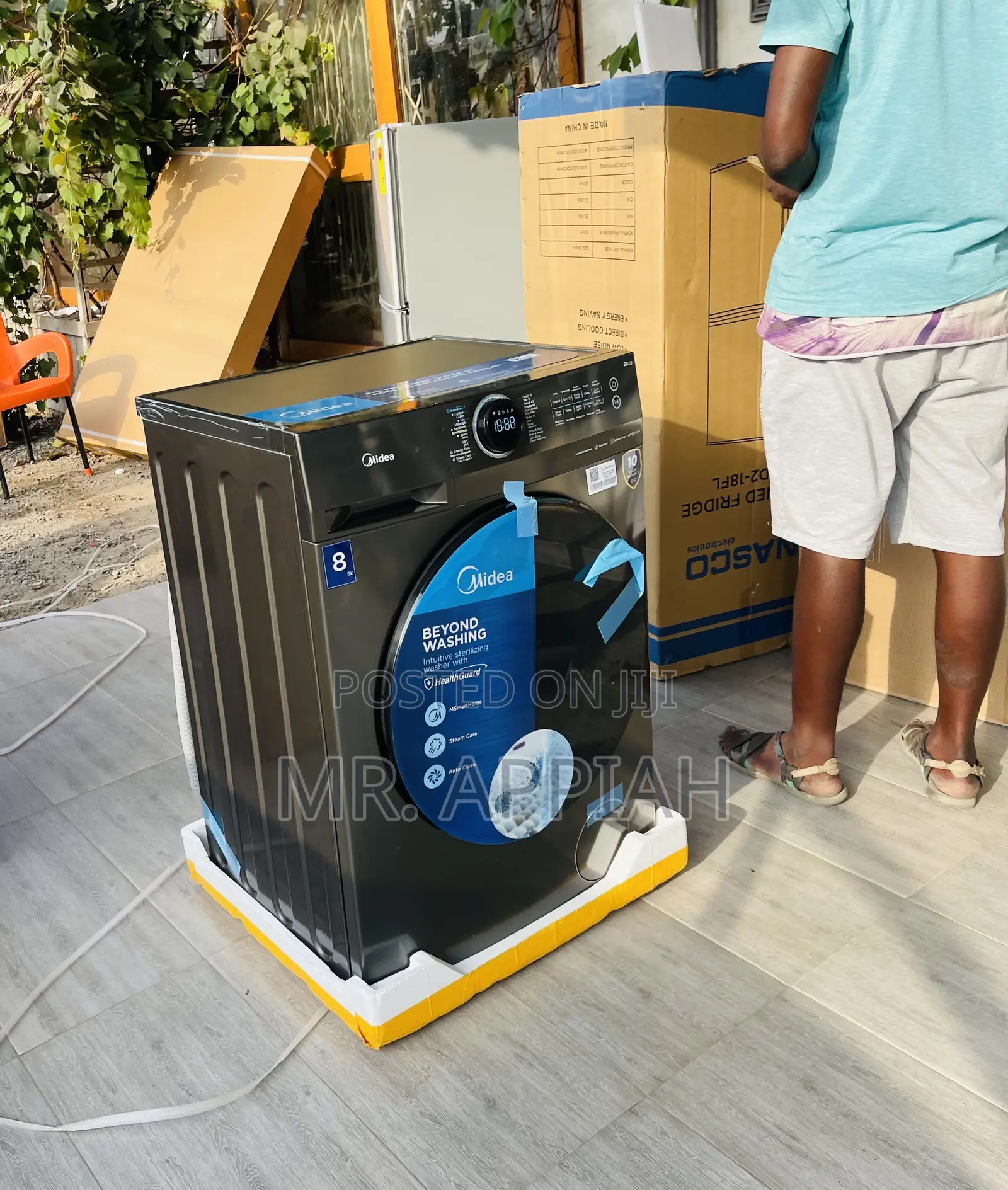 Long Lasting Midea 8kg Washing MACHINE MF-200W80WB/T(1200).
