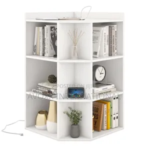 Corner Cube Bookshelf White - Room Essentials