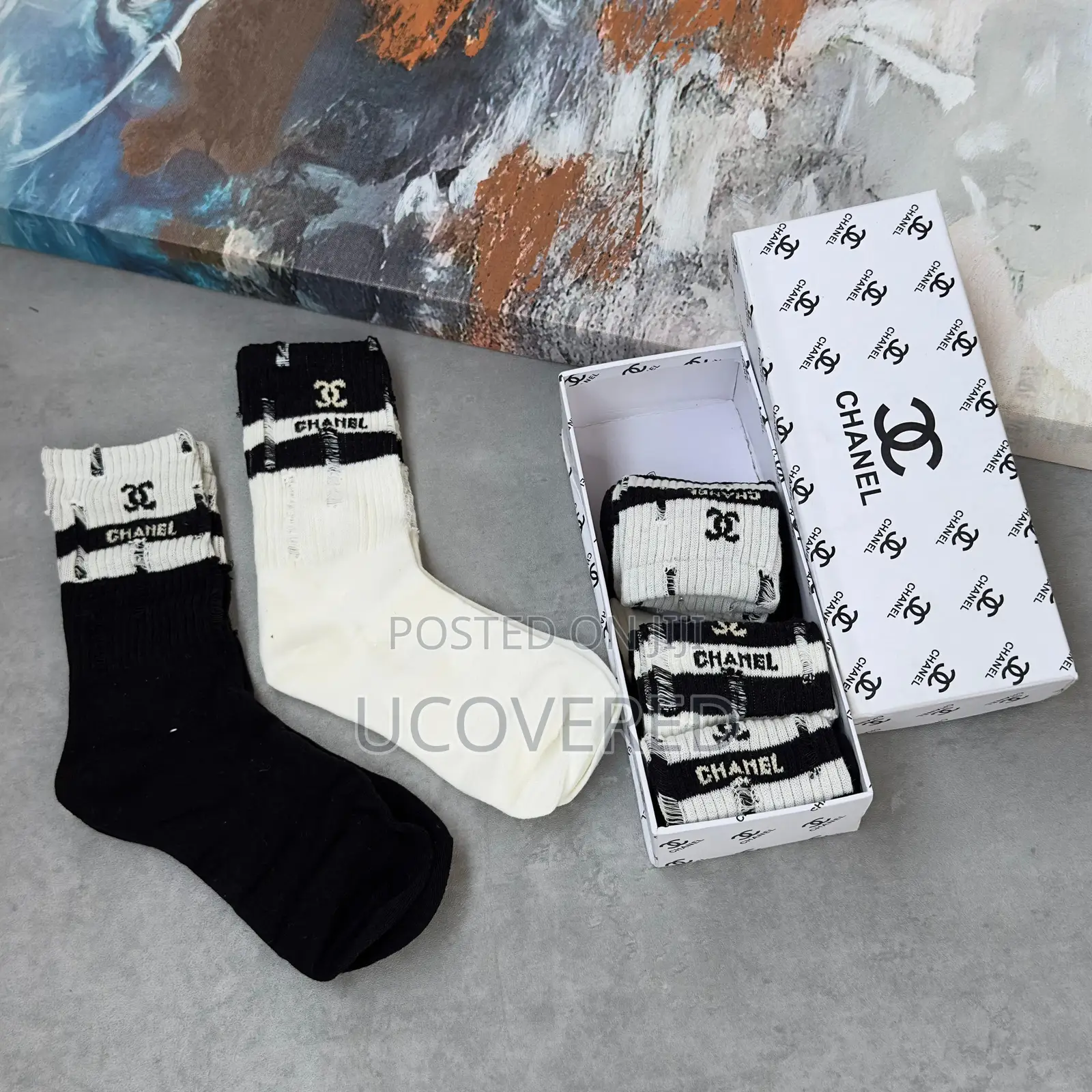 High Quality Cotton Socks(5 Pairs in a Box)