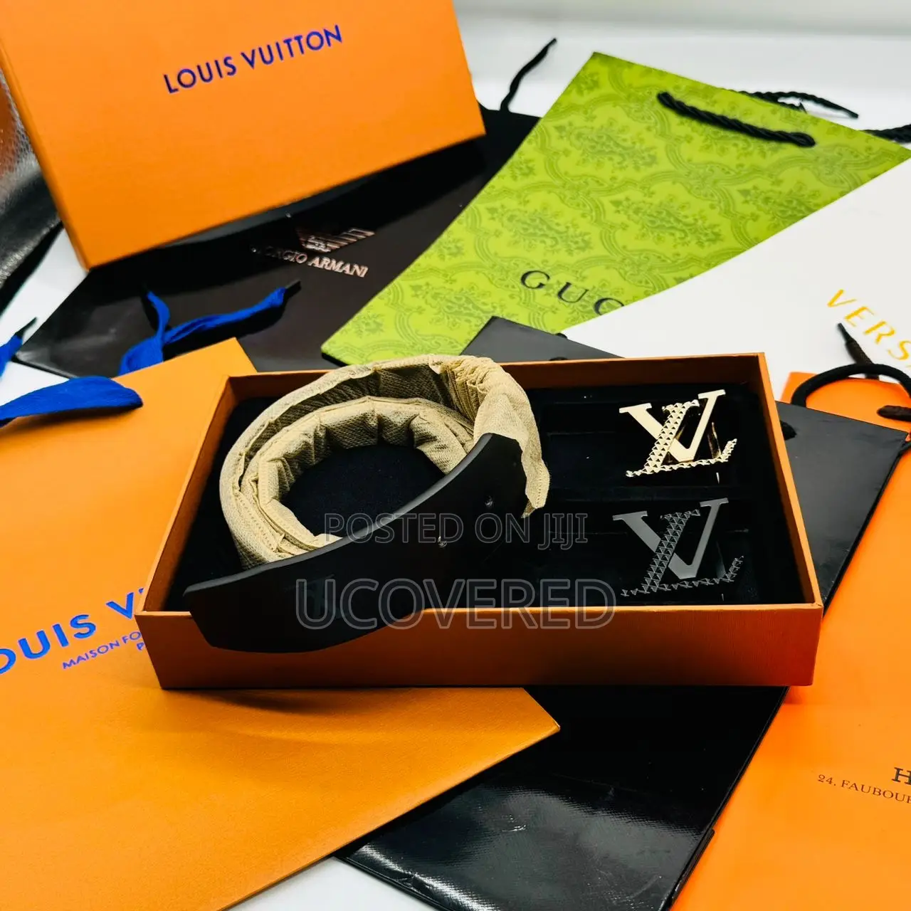 Luxury High Quality 2 in One Leather Belts