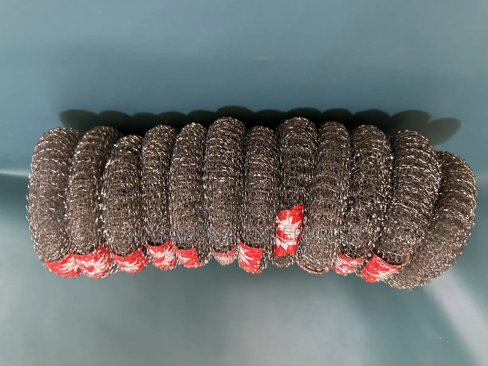 12 Wire Abrasive (Stainless Steel Scourer) Metal Sponge 40g
