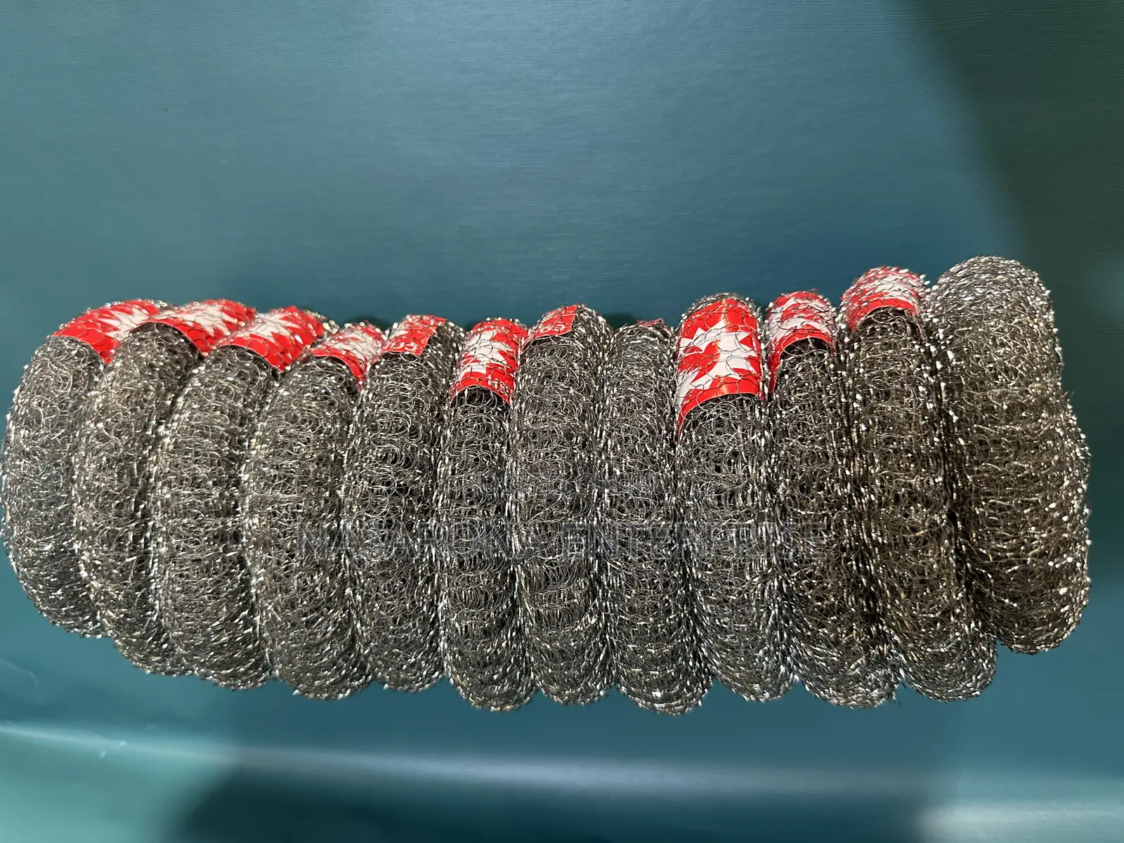 12 Wire Abrasive (Stainless Steel Scourer) Metal Sponge 40g
